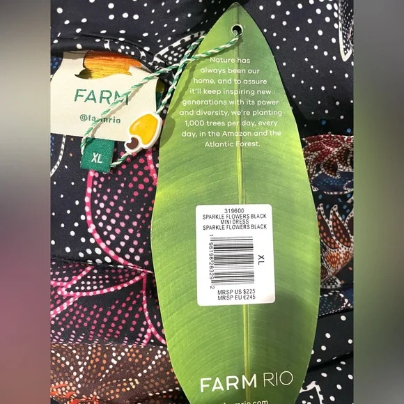 NWT Farm Rio
Sparkle flowers mini dress Sz XL - Picture 8 of 9
